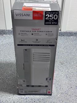 Vissani 6000 BTU Smart Portable Air Conditioner