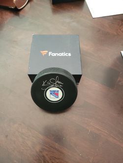 Kevin Shattenkirk Signed NY Ranger Hockey Puck