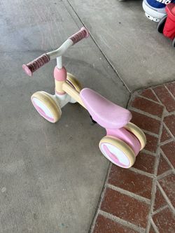 Kids Pink Push Bike