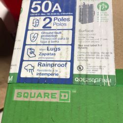 Square D 50 Amp 2-Pole Spa Panel Main Lug Load Center