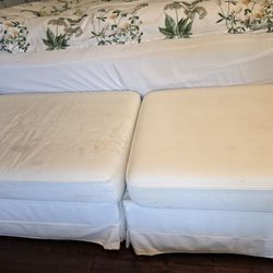 2 Ikea Ottomans 