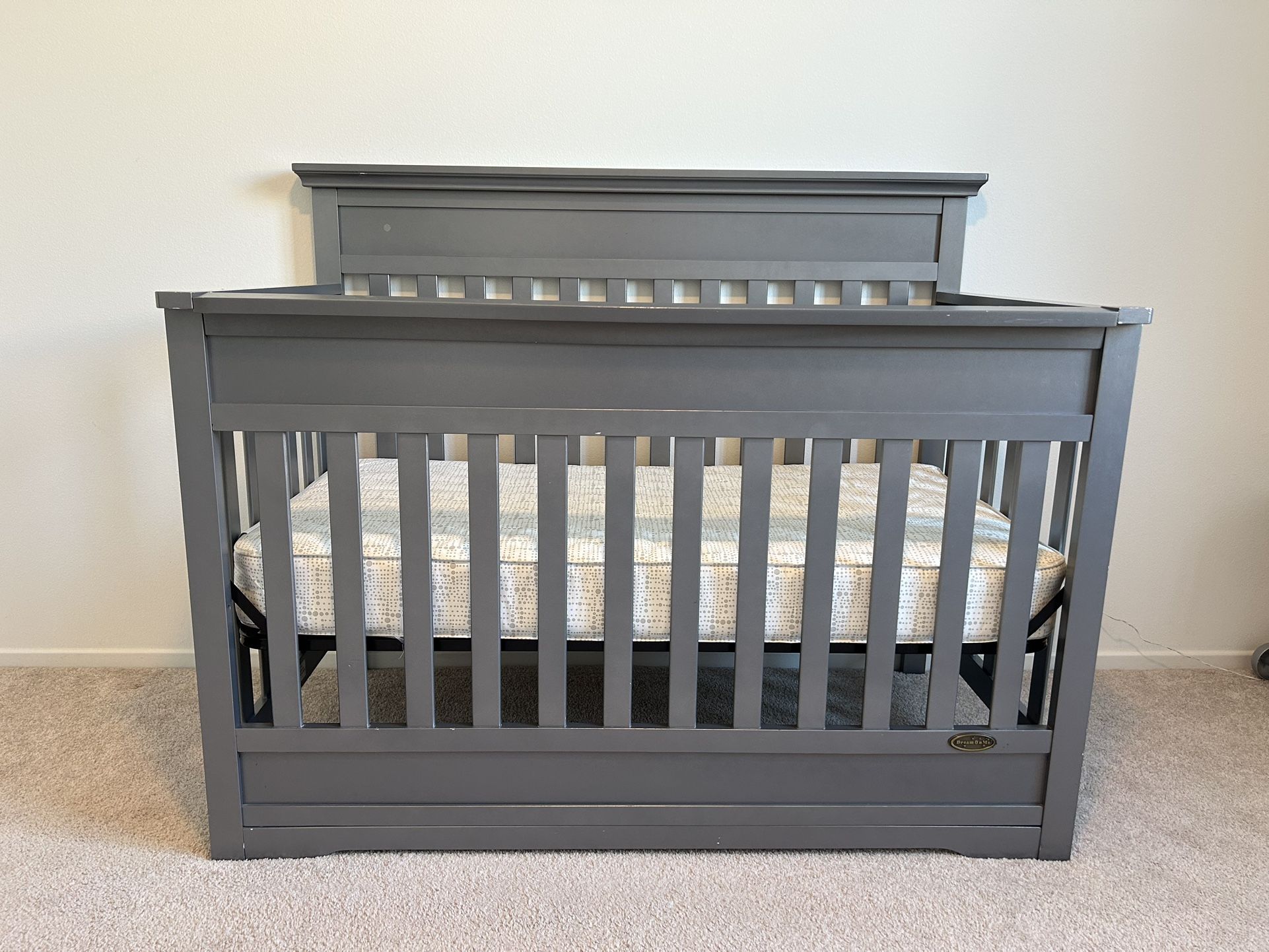 Crib with mattress