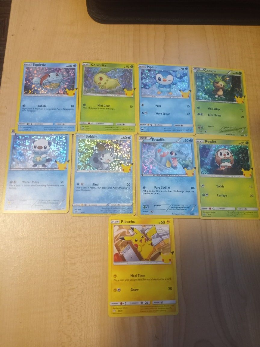 Recent McDonald's Release Holographic Pokemon Cards 