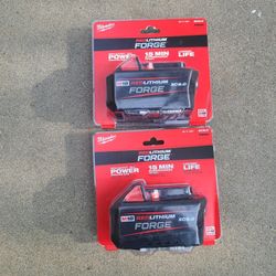 Milwaukee M18 6.ah Forge 1×$140 2×$240