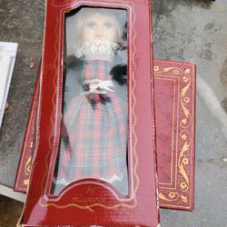 New In Box: 11" Porcelain Doll - Andrea