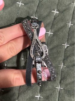 Brand new, motivational black multistrand bracelet from the buckle   Says, “I Can, I Will”