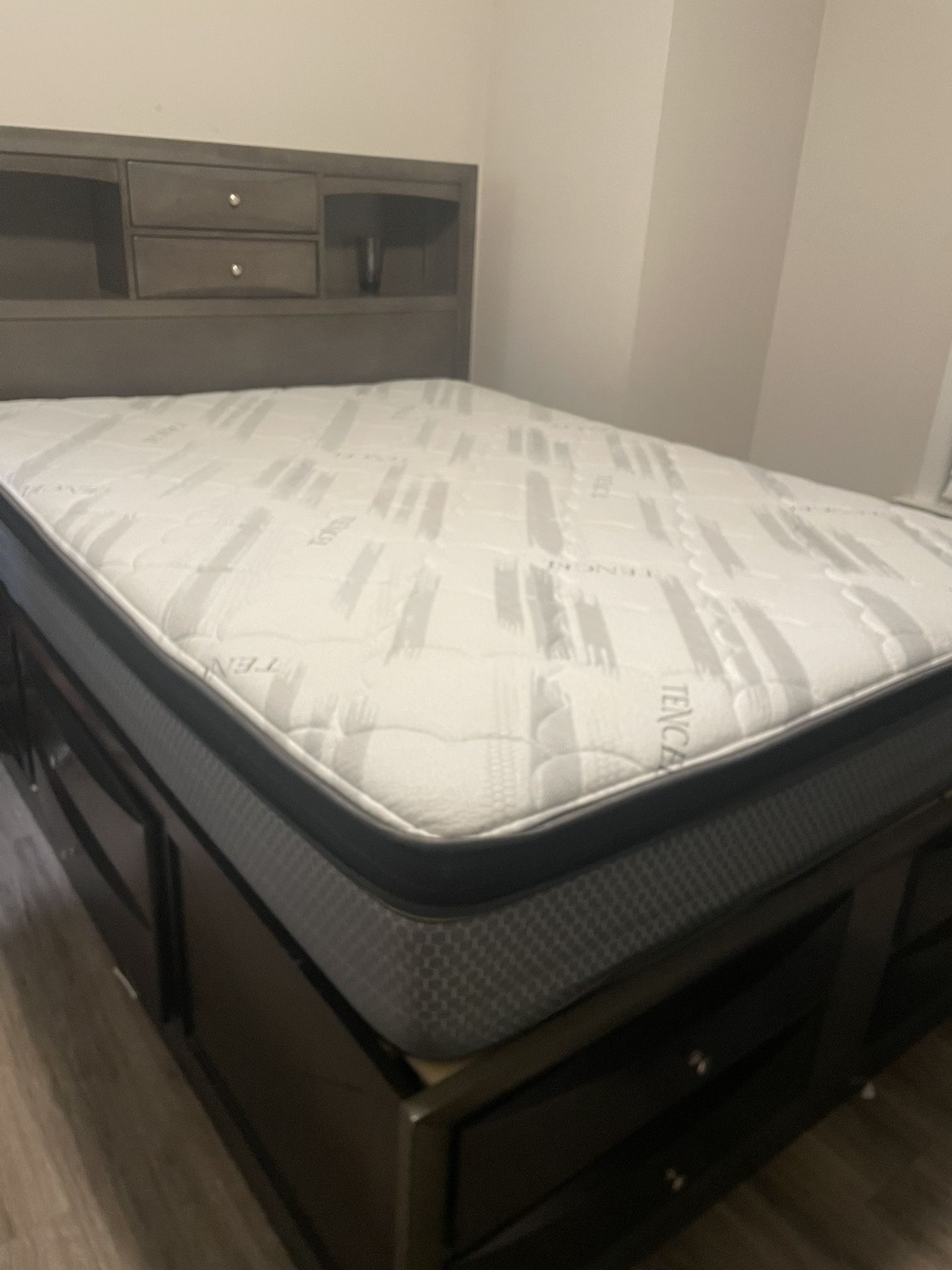 Bed Frame and Mattress
