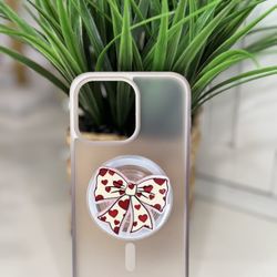 Bow With Hearts Popsocket 