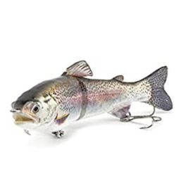 Fishing Lure for Bass, Multi Jointed Swim bait, Lifelike Curve Swimming Fishing Lure, Hunter for Bass, Slow Sinking Swim Bait