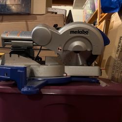Metabo KGS 255 Sliding Compound Miter Saw, Like New 