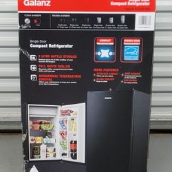 NEW Compact Single Door Refrigerator 3.3 cu ft