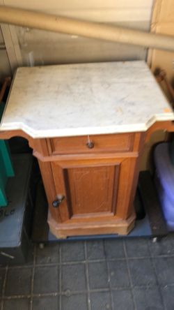 Antique serving table