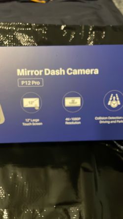 Pelsee P12 Pro 4K Mirror Dash Camera – Like New