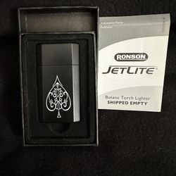 NEW-Ace Of Spades, Jet Lite  Ronson Butane Torch Lighter