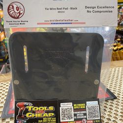 Occidental Leather B5214 Tire Wire Reel Pad- Black 