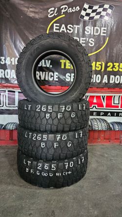 265 70 17 LT SET 4 BF GOODRICH A/T POR 320