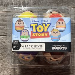 Handmade by Robots Disney Pixar Toy Story Mini Egg Vinyl Figure 4 Pack New 105