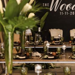 Wedding Table Set Up 