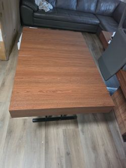 Coffee table to dinning table!!