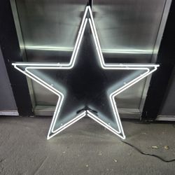 Dallas cowboys neon star