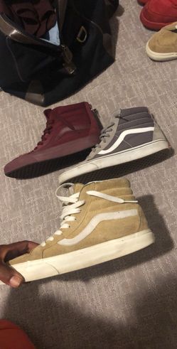 Vans size 9 all 3 for 60 Cleanable just Lazy