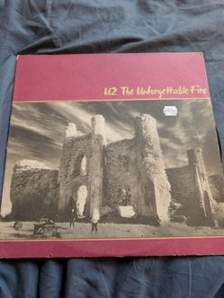 U2 Unforgettable Fire Vinyl Record LP