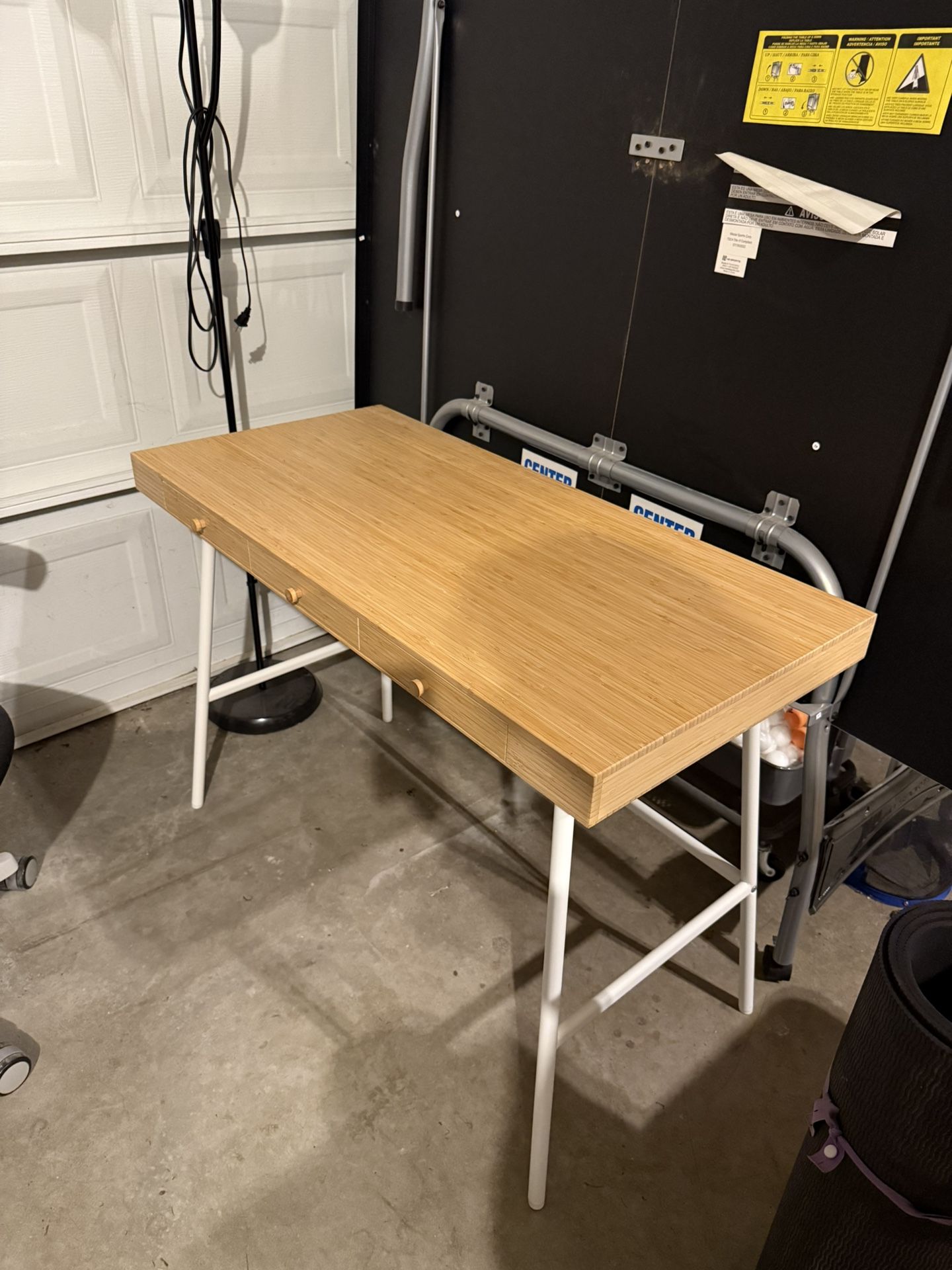 IKEA bamboo desk