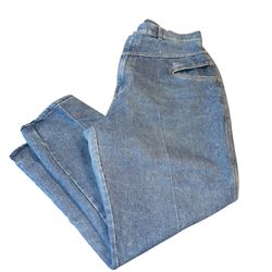 Vintage PS Gitano Jeans Women's 36 Reg Proportion Sized High Rise Mom Blue 80s  The Vintage PS Gitano Jeans for women in size 36 regular are a retro f