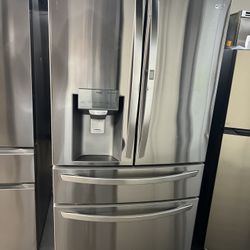 LG FOUR DOOR DOOR IN DOOR REFRIGERATOR STAINLESS STEEL 