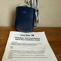 SanDisk ImageMate Model SDDR-75 Dual Card Reader for Home/Office Compactflash