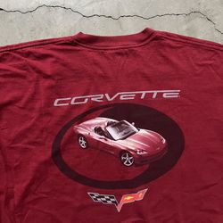 Vintage 2000’s Chevrolet Corvette Cars Racing NASCAR T-Shirt XL