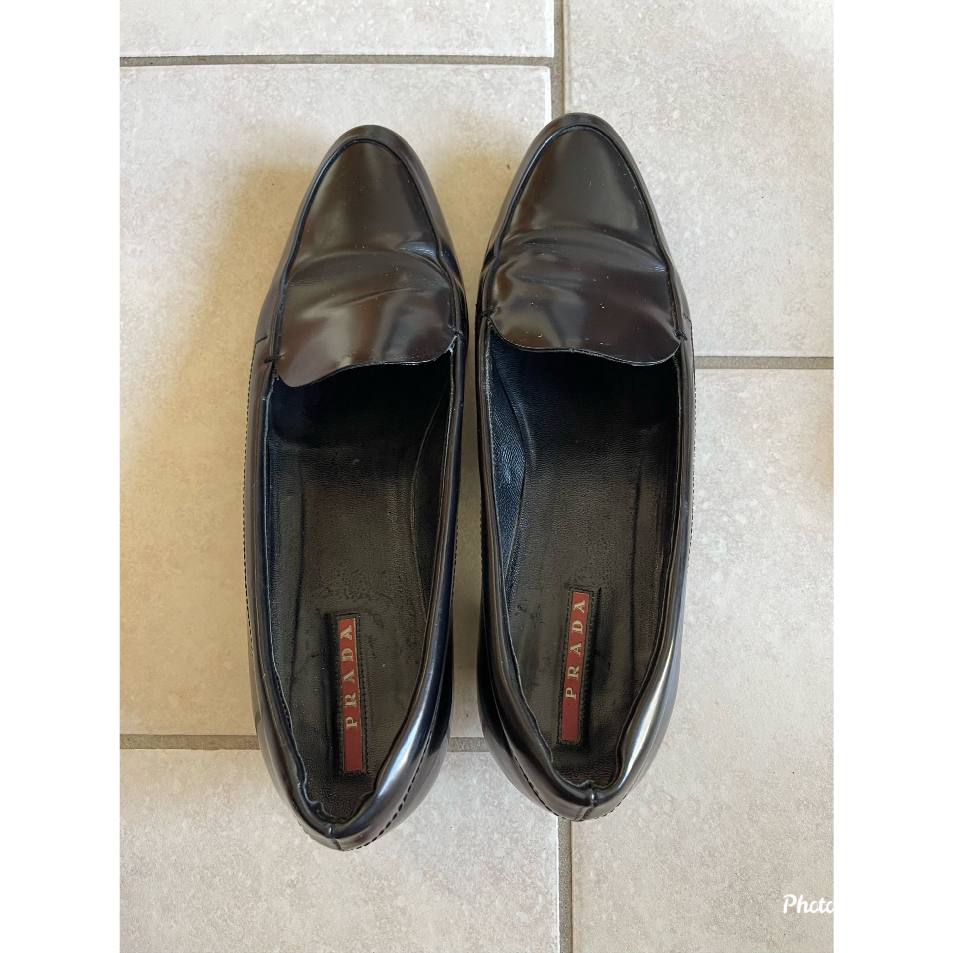 Prada leather shoes