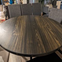 Round Dining Dinner Table 