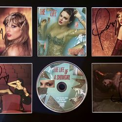 Taylor Swift The Life of a Showgirl Rare  signature Photo 1 2 3 4 Custom Frame