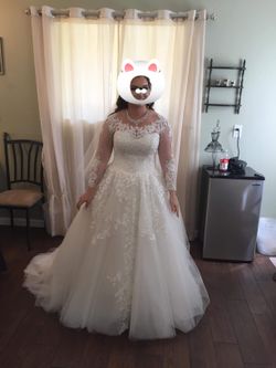 Wedding dress size 10