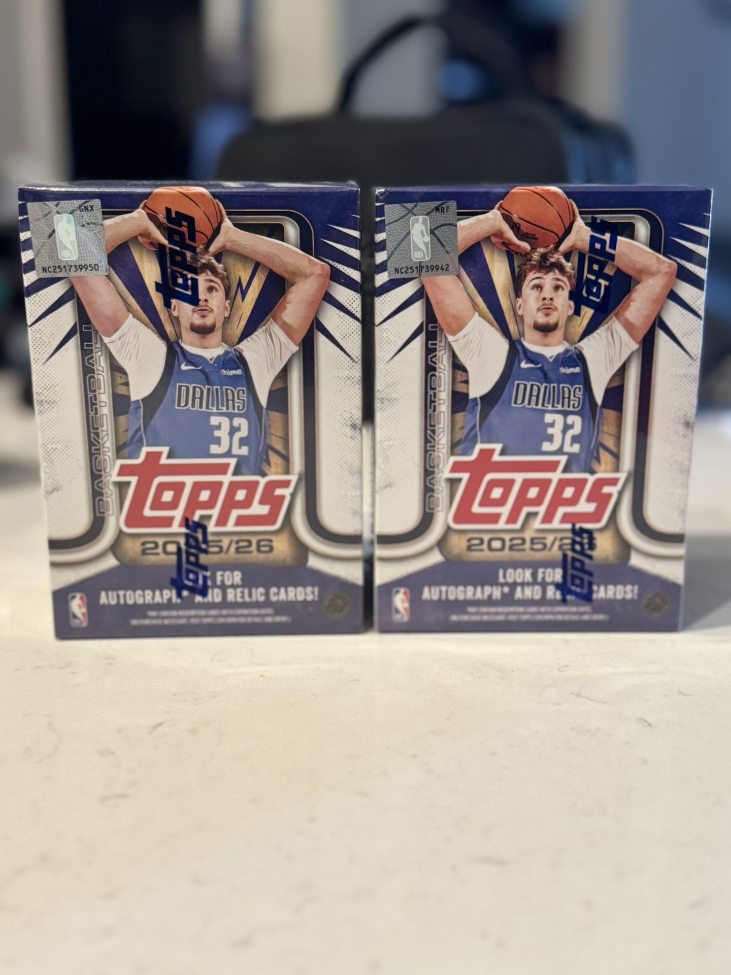 2025-26 TOPPS NBA BASKETBALL Trading Card Blaster Box New Factory Sealed Lot Of 2