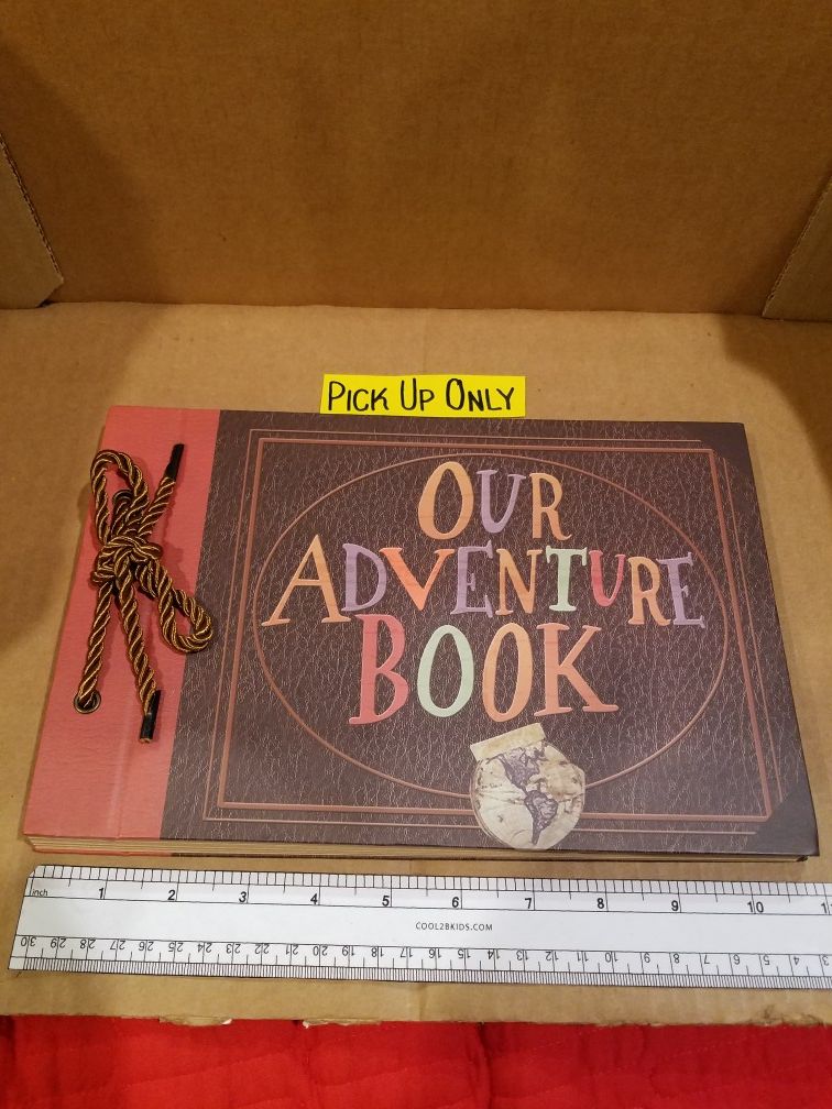 scrapbook (our adventure book).