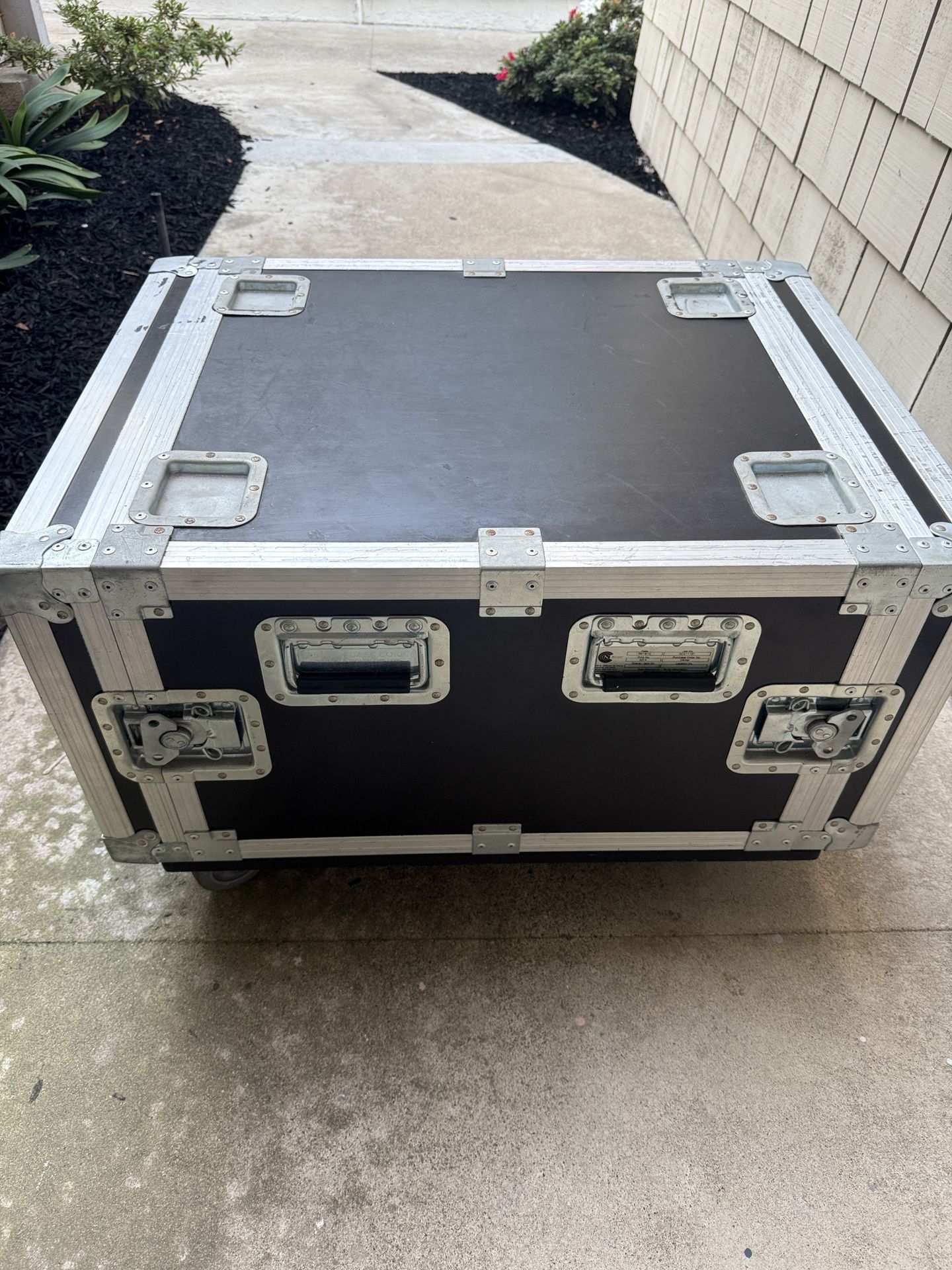 6U Shock mount Rack Road Case Casters ATA Flight Foam