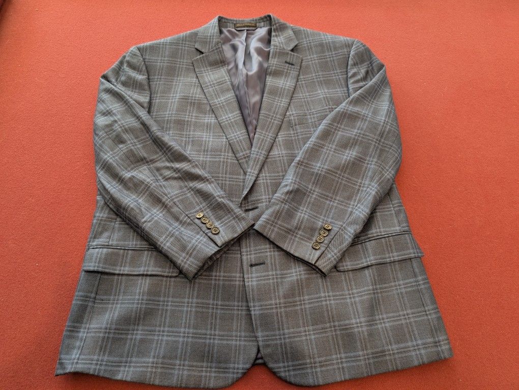 Men's Ralph Lauren / Macy's - Navy Blue Sports Coat / Jacket 46R