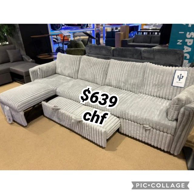 Gray single sleeper sofa with pull out bed - Halloween deals