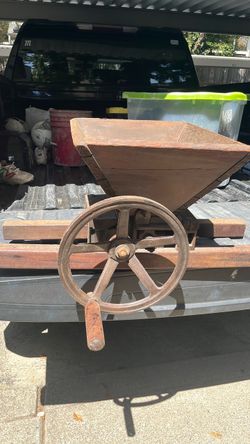 Antique food grinder