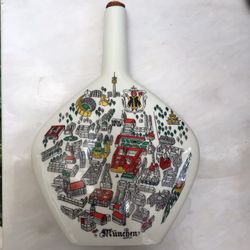 Vintage Anton Riemerschmid Munich Germany Collectible Liquor Bottle 