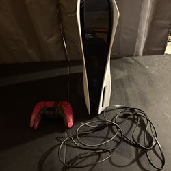 PS5 Console + Wireless Controller – Great Condition!