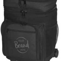 30 Can Rolling Cooler Bag With Wheels And Extendable Handle