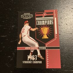 2004 Playoff Honors - Champions #C-6 Steve Carlton /1983