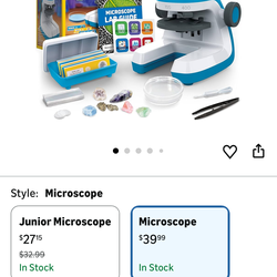 National Geographic kids microscope