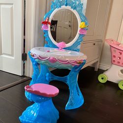 Little Mermaid Vanity