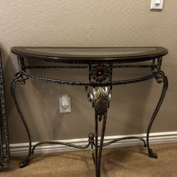 Table And Mirror Set