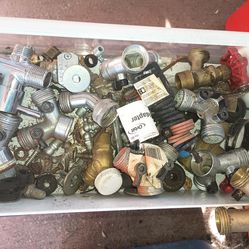 All brand new two-way 3-way water faucet adapters for hoses and all new rubbers and gaskets.