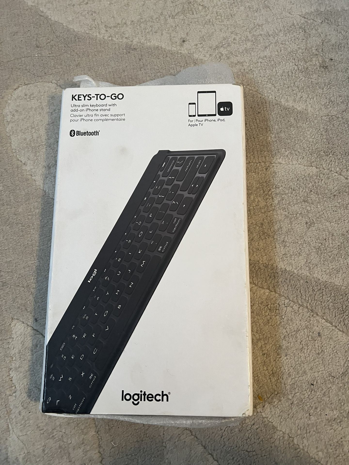 Logitech Keys2go Wireless Rechargeable 